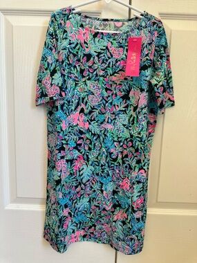 NWT Lilly Pulitzer Girls mini marlowe dress let’s get wild size large 8/10
